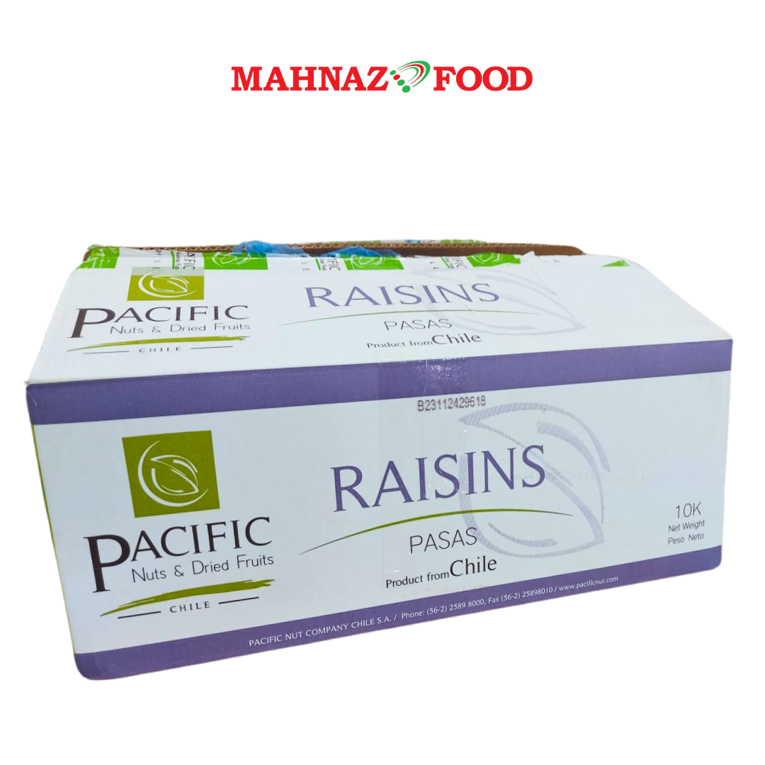 Mahnaz Food Wholesale | Pacific Black Jumbo Raisins 10kg
