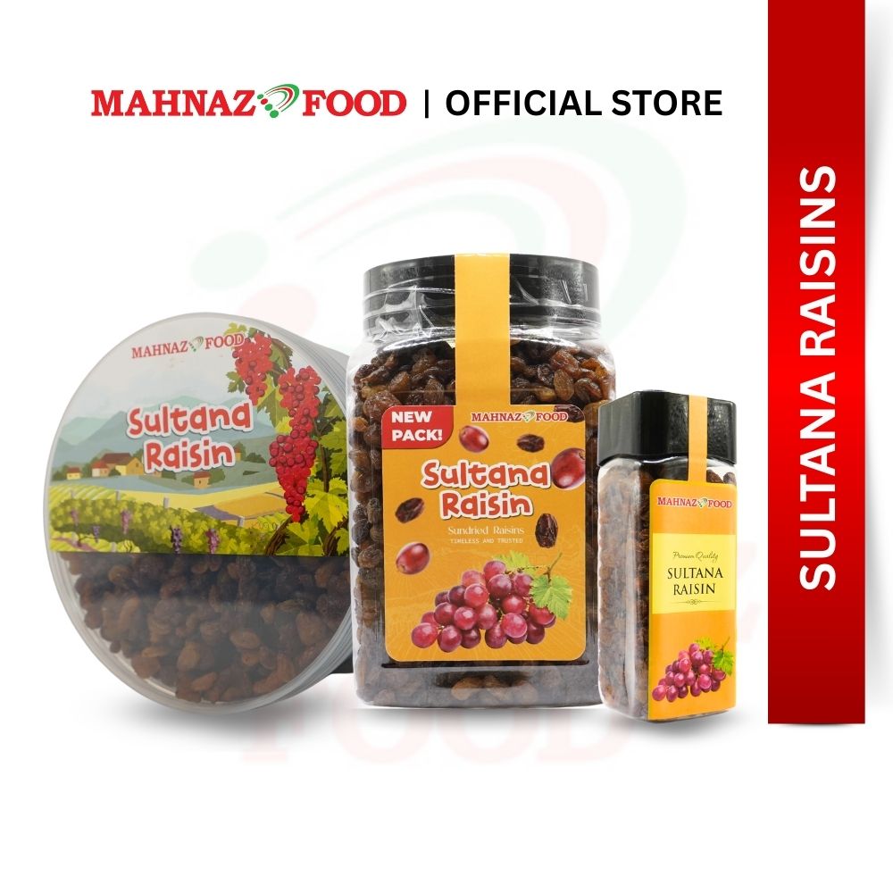 Mahnaz Food - Sultana Raisin/Kismis Sultana 250g/600g/1kg