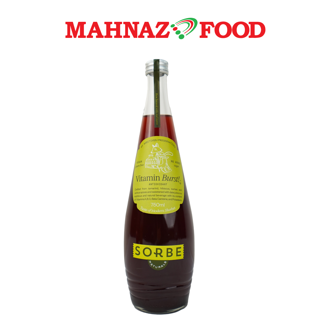 Mahnaz Food Sorbe Vitamin Burst Juice 750ml