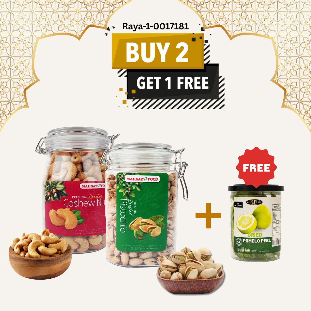 Buy 2 Free 1 | Pistachio | Macadamia Berry | Cashew Roasted Nuts | 800g| x FREEGIFT | 200g
