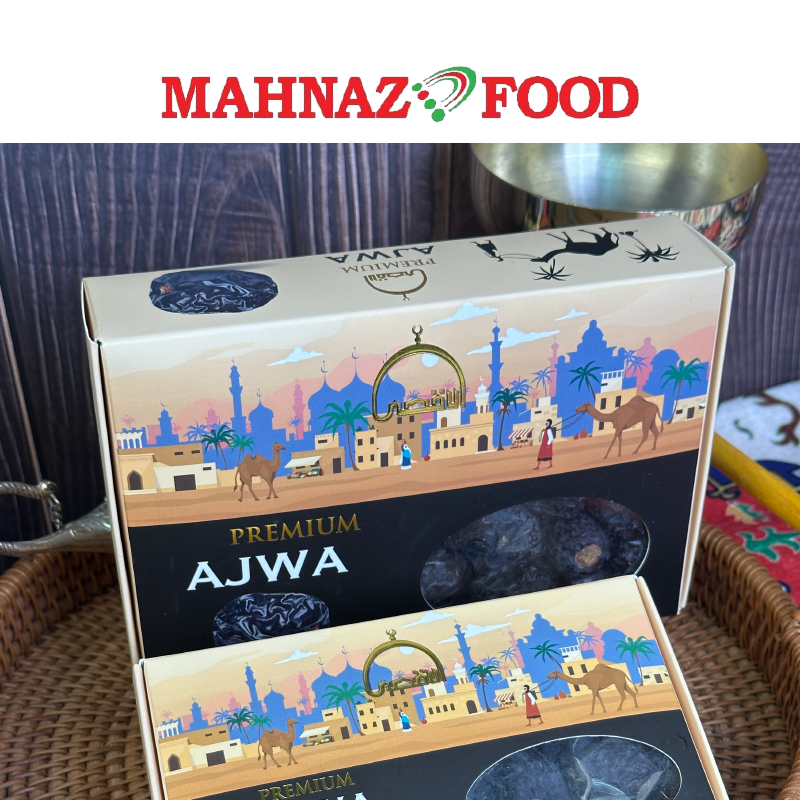 Makanan Mahnaz - Kurma/Kurma Al Aqsa Ajwa Jumbo 200G/400G/1Kg