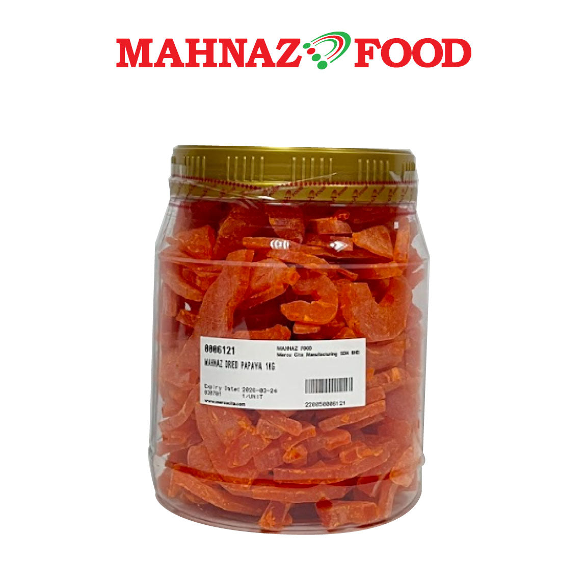 MAHNAZ DRIED PAPAYA 1KG