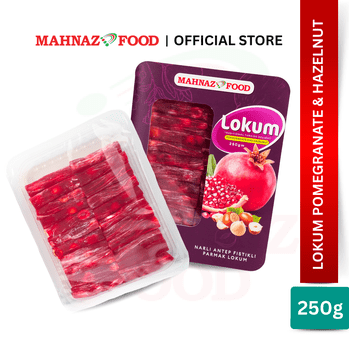 Mahnaz Food | Lokum | Pomegranate & Hazelnut | 250g