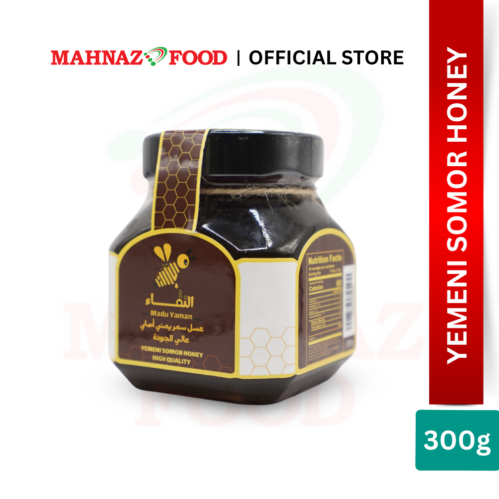Mahnaz Food Yemeni Somor Honey 300g Natural Wild Honey | Madu Hutan Semulajadi