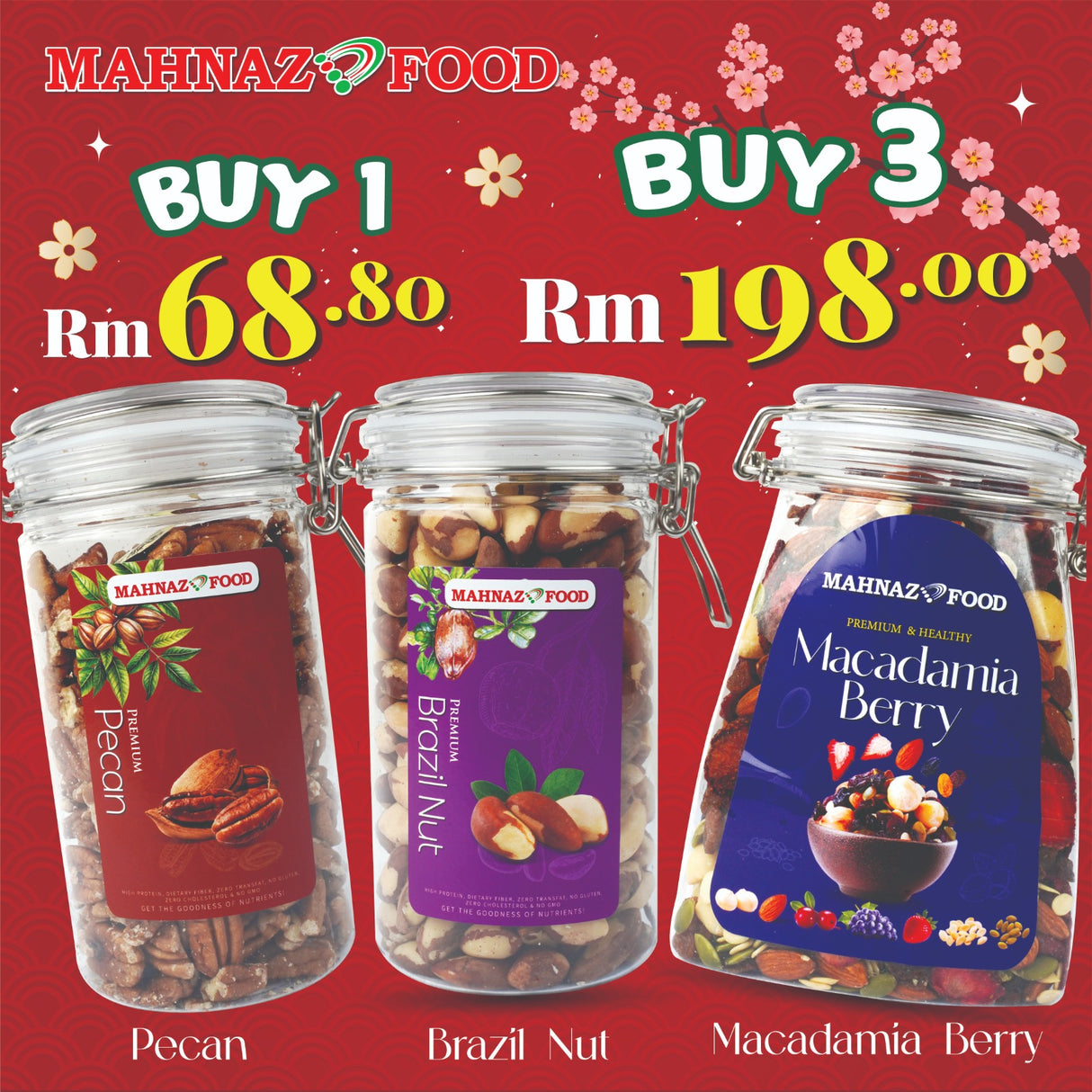 Mahnaz Food Premium Luxury Mixed Nuts 600G
