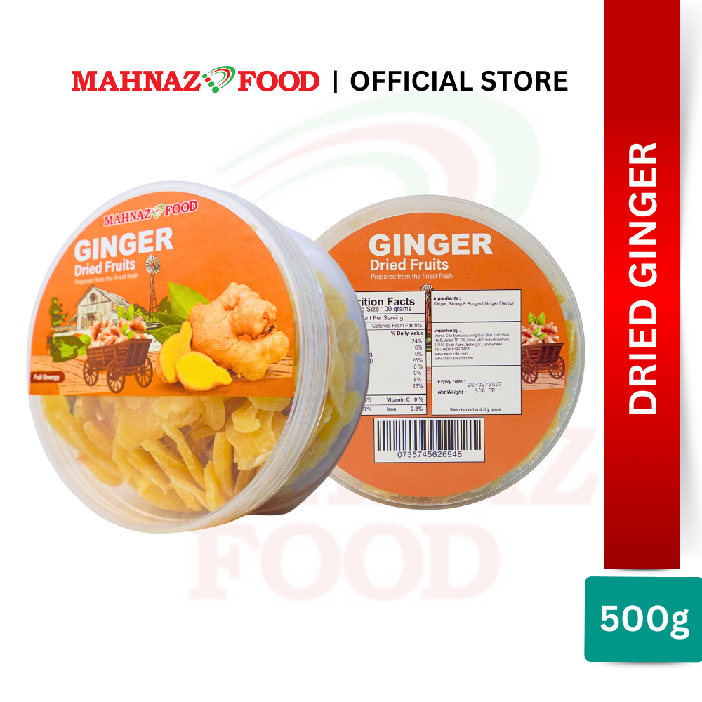 Mahnaz Food Variety Dried Fruits Round Container 400g – 550g | Premium Snack | Healthy Gift Set | Mix Buah Kering | 干果礼盒