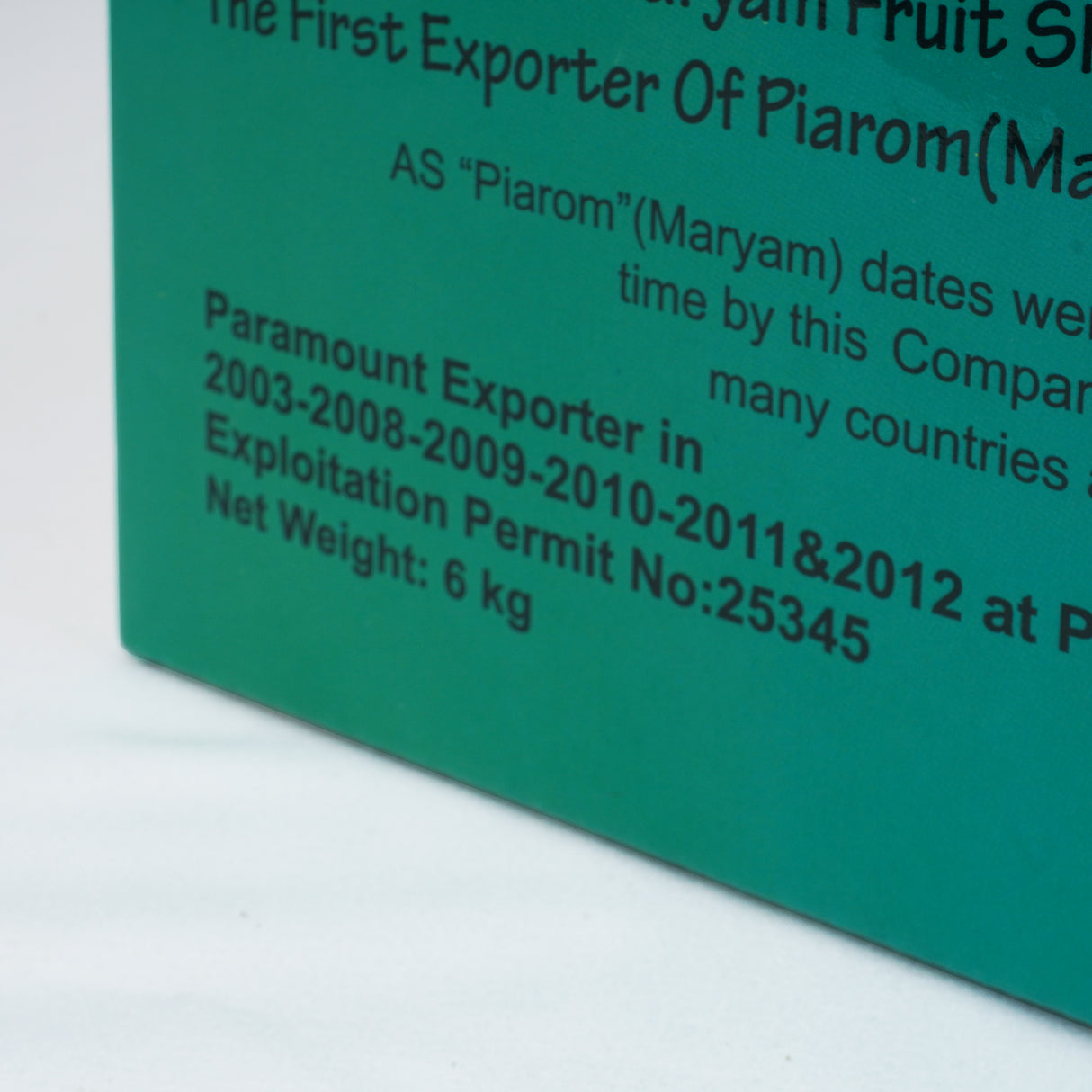 Mahnaz Food Wholesale | Maryam Fruit Mariami Jumbo 6kg