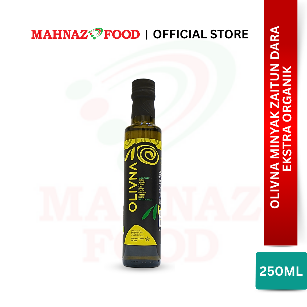 MAHNAZ FOOD OLIVNA ORGANIC EXTRA VIRGIN OLIVE OIL 250ML | 500ML | 5L | MINYAK ZAITUN