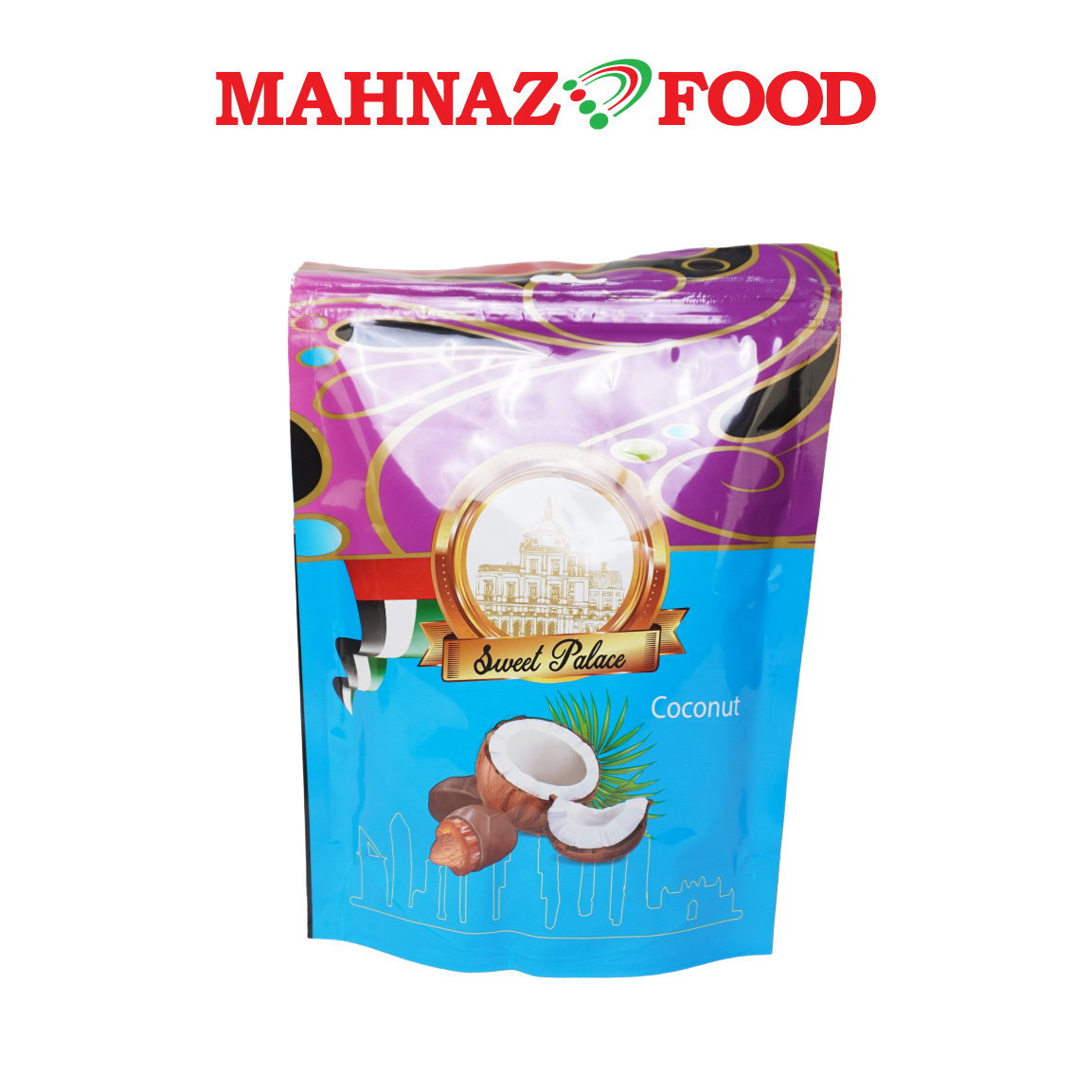 Mahnaz Food Sweet Palace Choco Dates With Coconut 400g