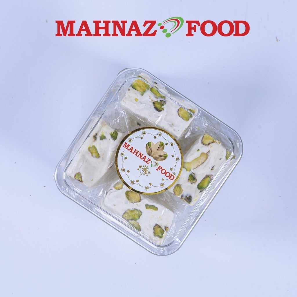 Makanan Mahnaz - Nougat Pistachio Turkish Delight Snek (10 Keping & 140G - 500G)
