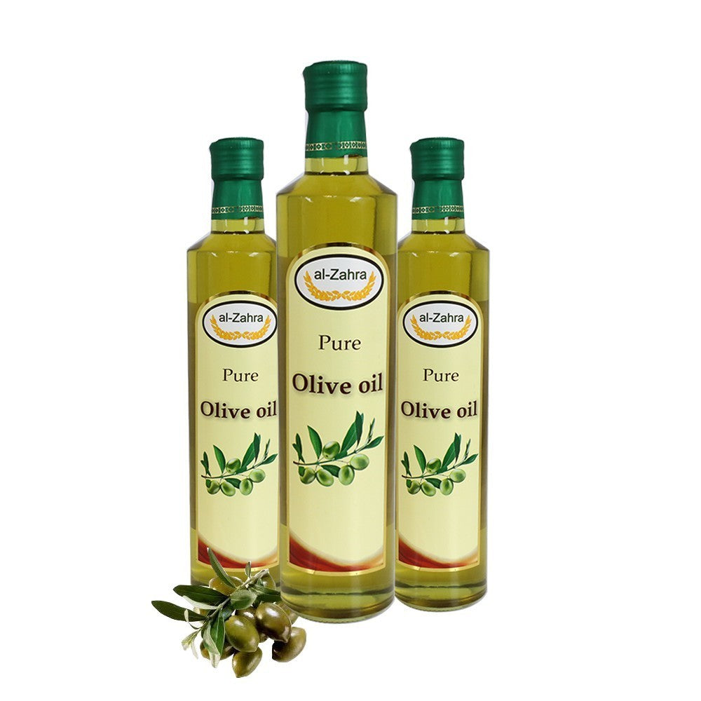 Makanan Mahnaz - Minyak Zaitun Tulen Al Zahra (500Ml)