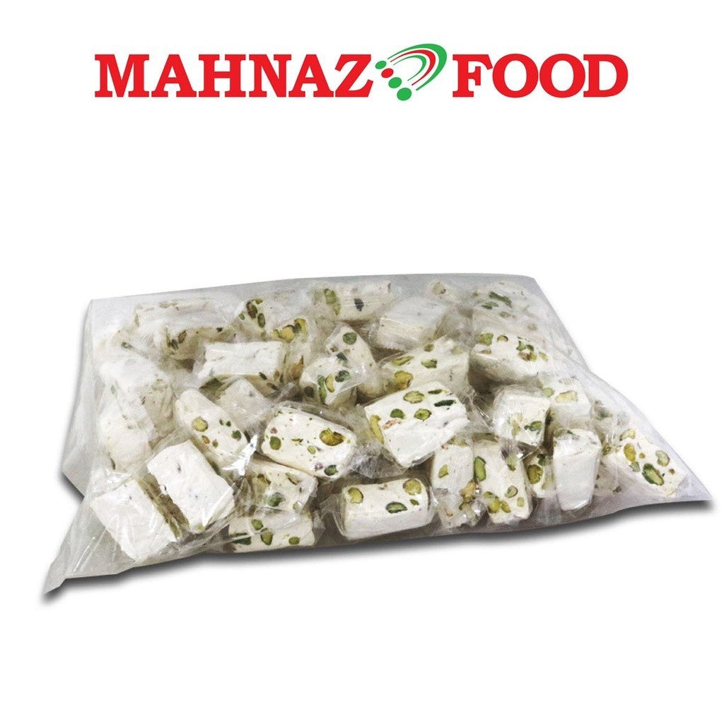 Makanan Mahnaz - Nougat Pistachio Turkish Delight Snek (10 Keping & 140G - 500G)