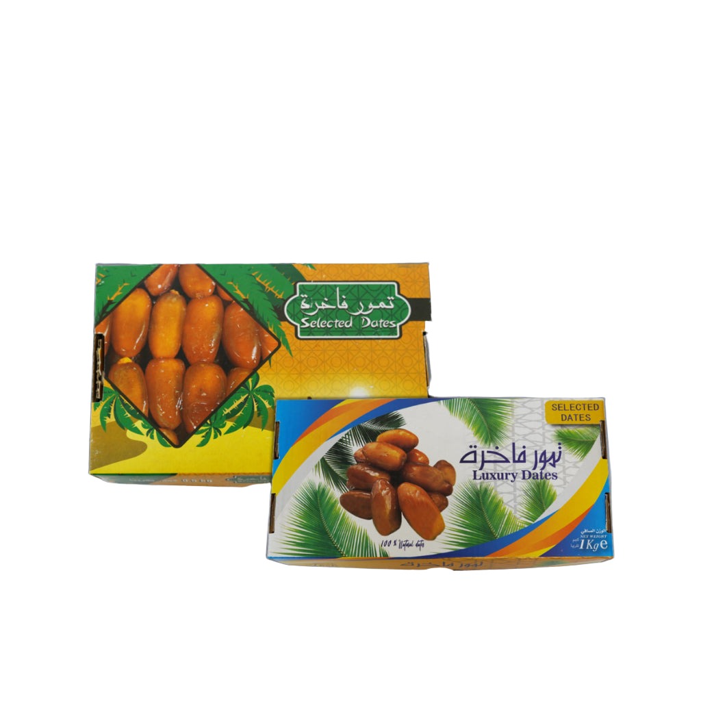 Mahnaz Food Selected Libyan Fresh & Young Kurma Sejuk Libya (500G/1Kg)