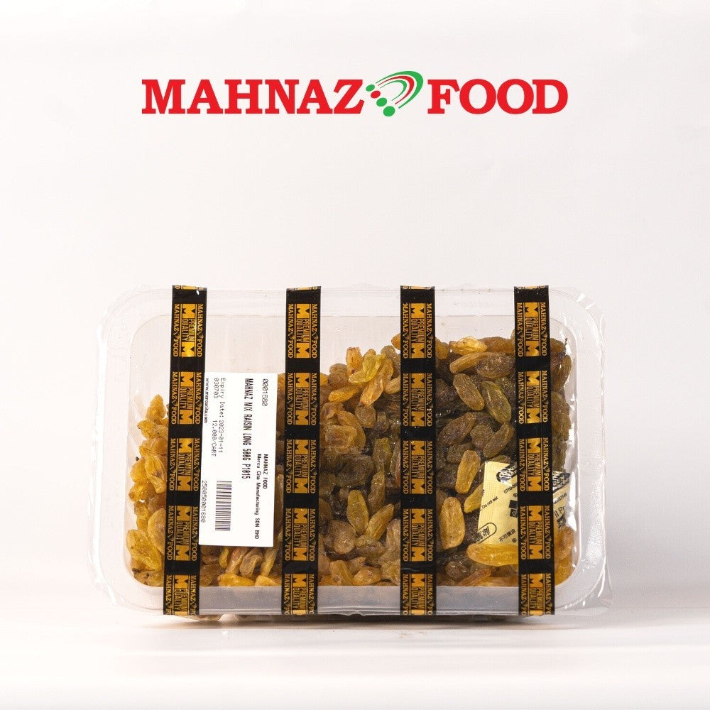 Makanan Mahnaz - Kismis Panjang Campuran (500G)