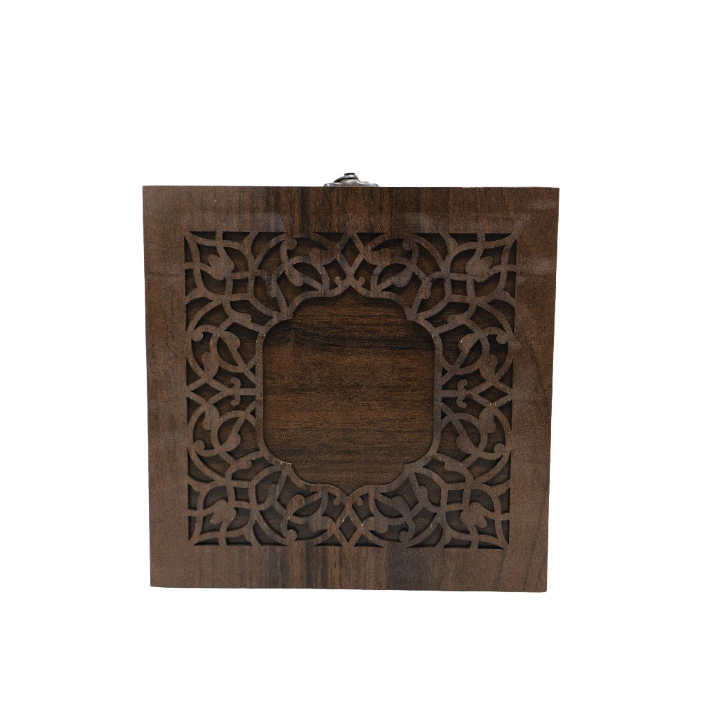 Mahanz Food | Lale Engraved Wooden Box E | Box Only