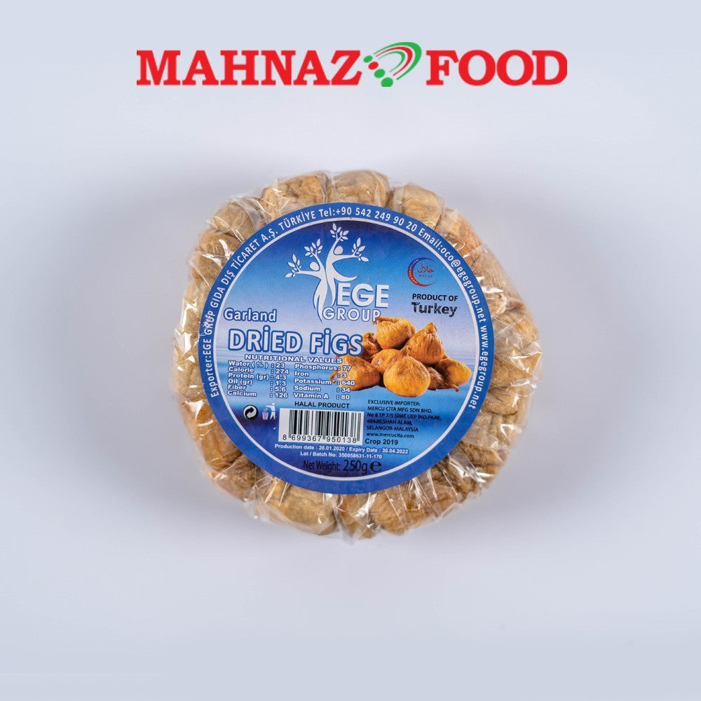 Buah Tin Lembut Kering Makanan Mahnaz (200G/400G)