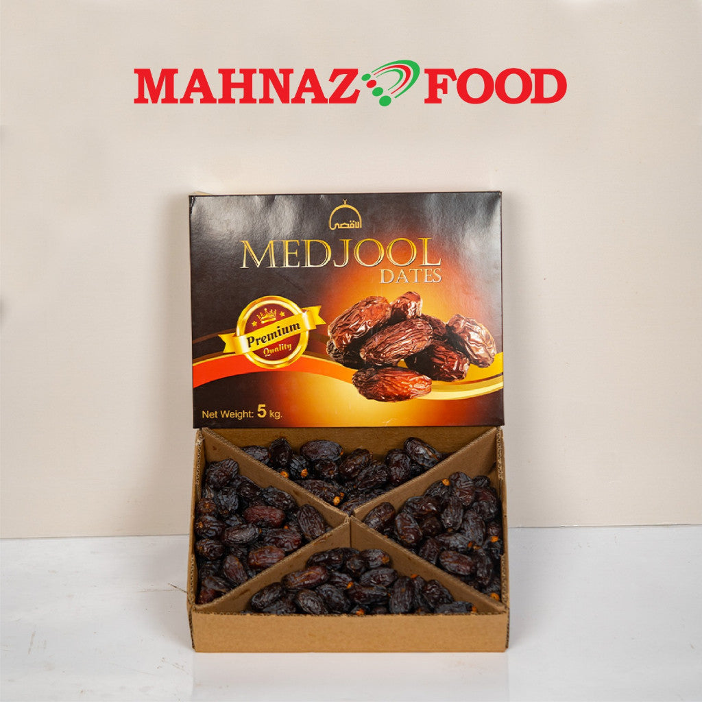 Mahnaz Food - Kurma | Dates Medjool (5Kg Large / Jumbo)