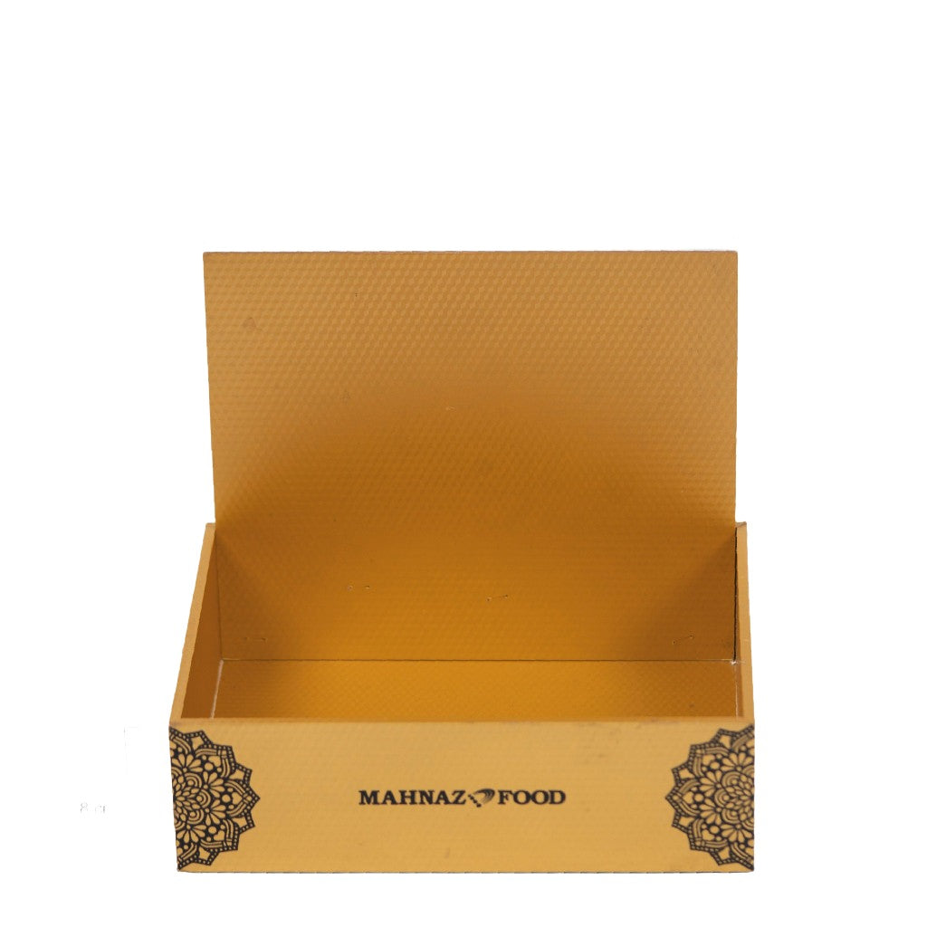 Mahnaz Food | Hd Small Rectangular Open Long Back Box | Box Only