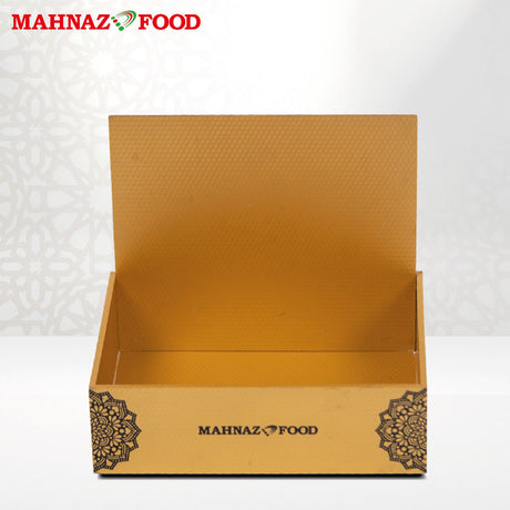 Mahnaz Food | Hd Small Rectangular Open Long Back Box | Box Only