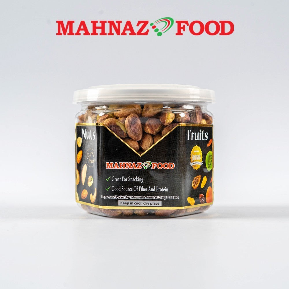 Pistachio Aa Bakar Makanan Mahnaz Tanpa Kulit (400G/170G)