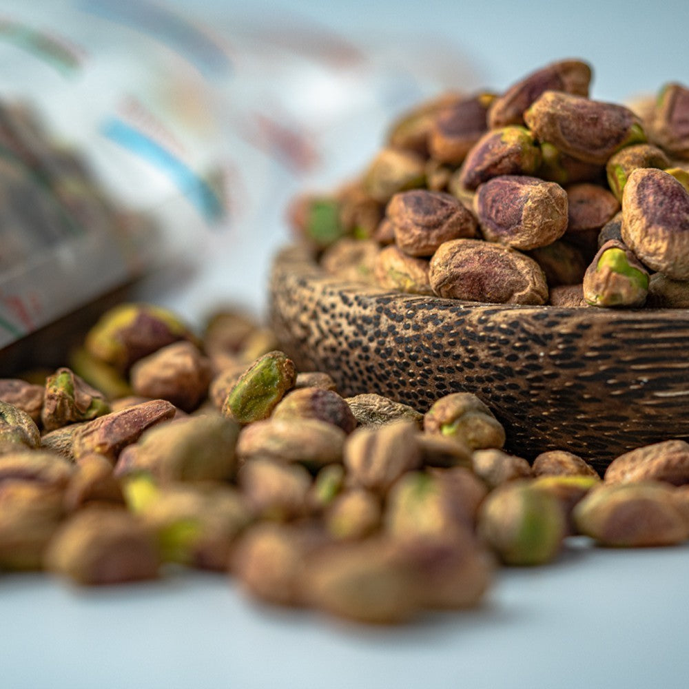 Pistachio Panggang Makanan Mahnaz Tanpa Kulit Aa (400G)