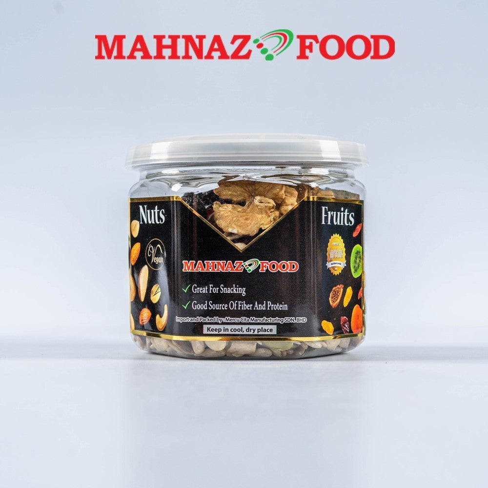 Makanan Mahnaz - Campuran Buah-buahan & Kacang Sihat (160G / 250G / 800G)