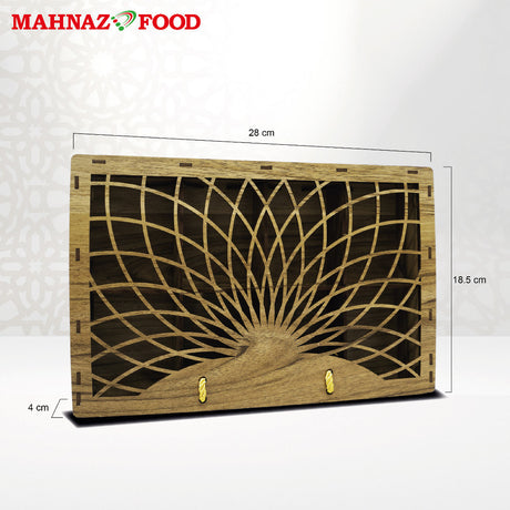 Mahnaz Food | Lale Bag Wooden Box Light Brown | Box Only