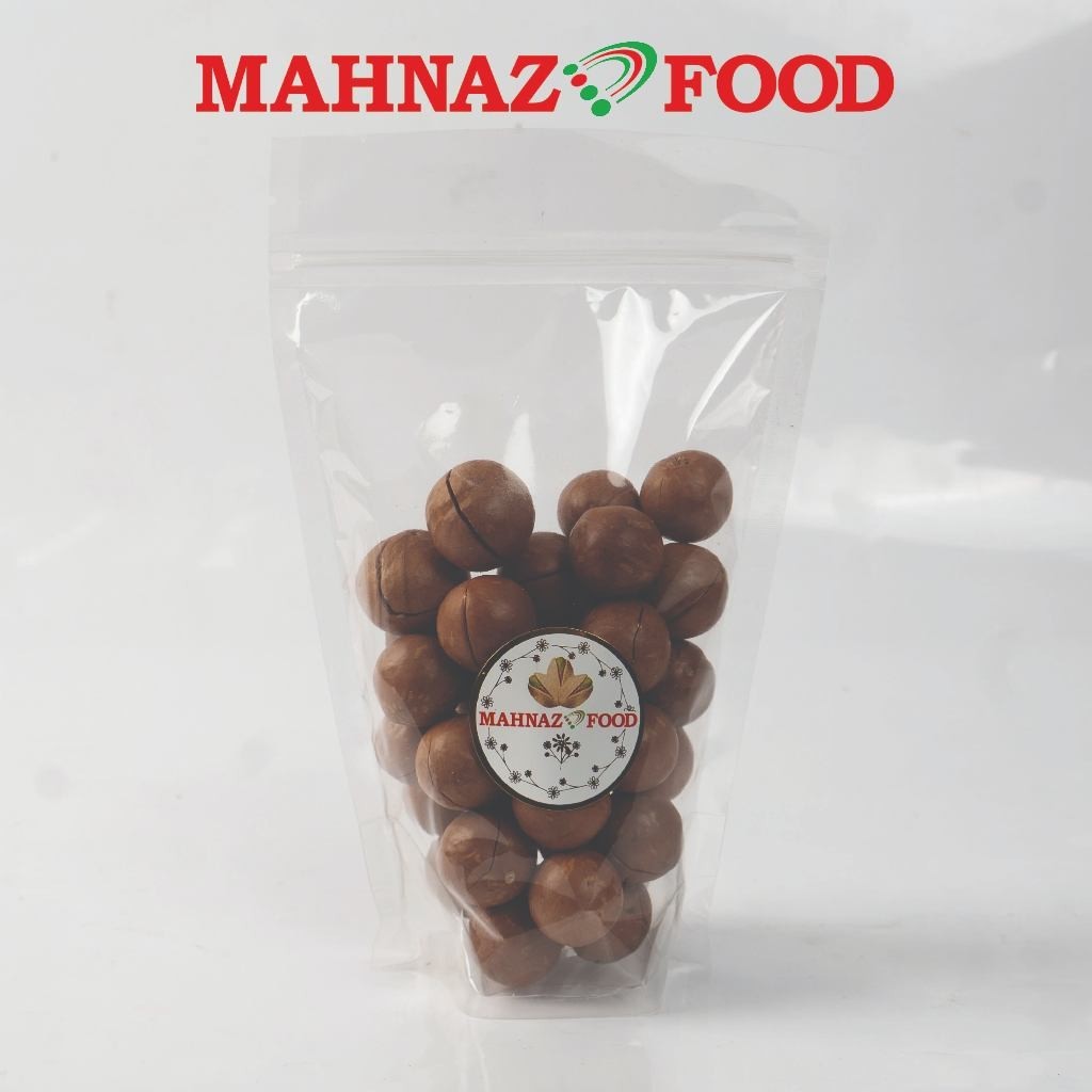 Makanan Mahnaz - Macadamia Dengan Kulit 200G / 1Kg (Kunci Percuma)