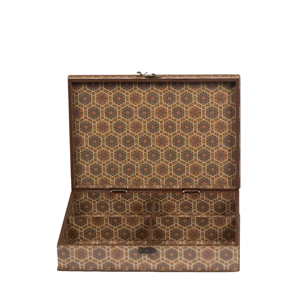 Mahnaz Food | Lale Khatam Four Divider | Box Only