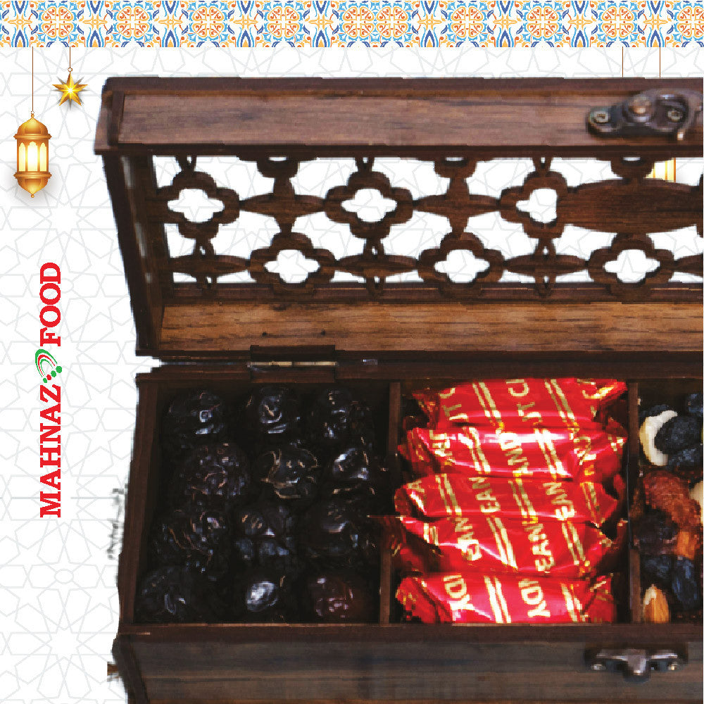 Mahnaz Food Classic Dates Gold Gift Box