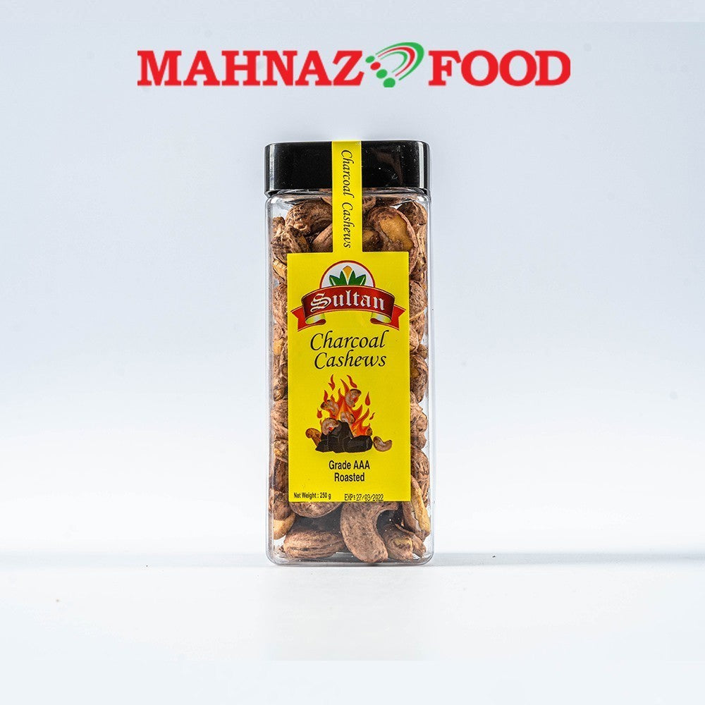 Mahnaz - Botol Aaa Kacang Gajus Arang Sultan | Sultan Kacang Gajus Arang Botol 250G