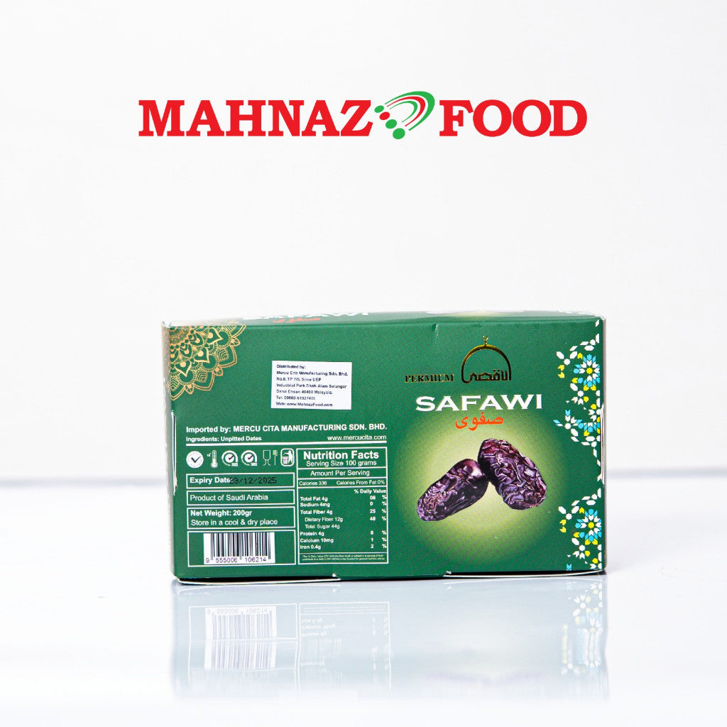 Mahnaz Food Wholesale | Al Aqsa Premium Safawi 200g (12 Packs)