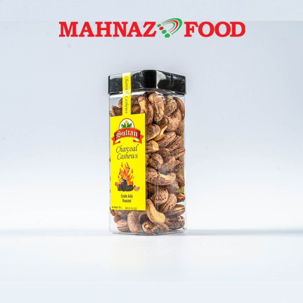 Mahnaz - Botol Aaa Kacang Gajus Arang Sultan | Sultan Kacang Gajus Arang Botol 250G