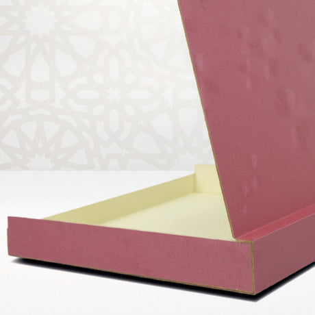 Mahnaz Food | Hd Wooden Folding Box B Thick (Pink) | Box Only