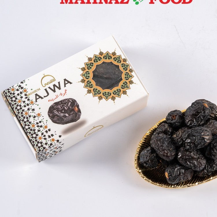 Makanan Mahnaz - Kurma/Kurma Al Aqsa Ajwa Jumbo 200G/400G/1Kg