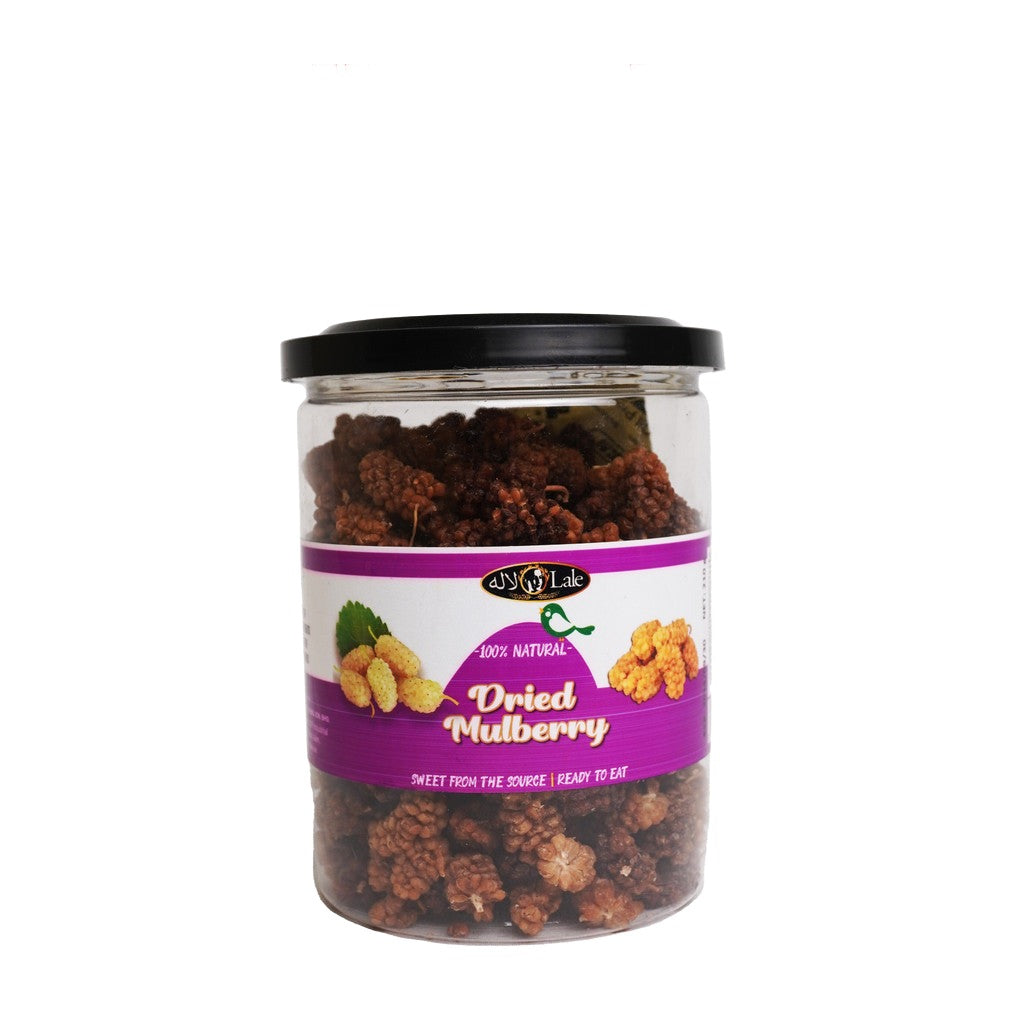 Mahnaz Food Lale Mulberi Kering Serbaguna Snek Buah-buahan Kering Semulajadi Makanan Semasa Dalam Perjalanan 210G