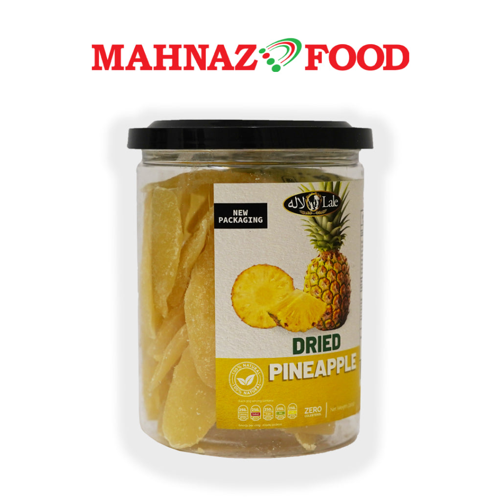 Mahnaz Food Lale Buah-buahan Kering Hirisan Nanas (250G)