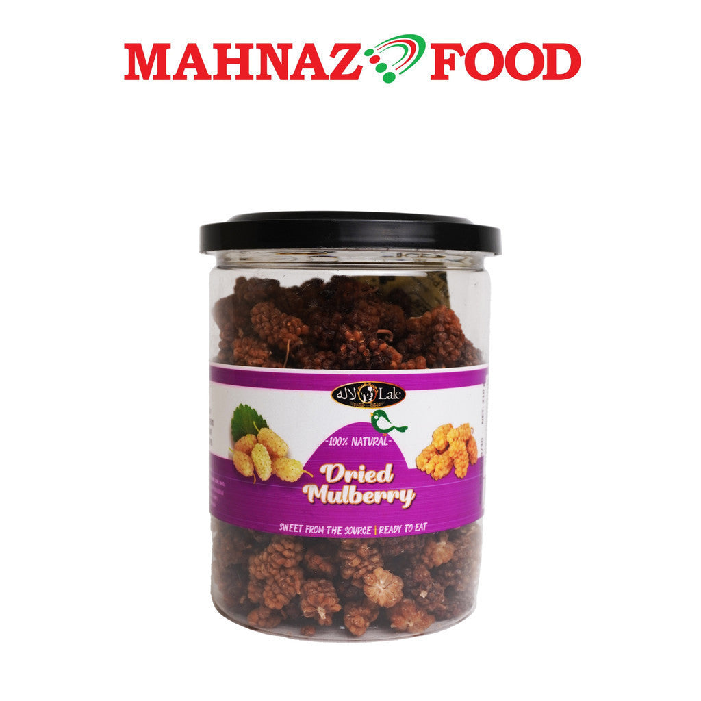 Mahnaz Food Lale Mulberi Kering Serbaguna Snek Buah-buahan Kering Semulajadi Makanan Semasa Dalam Perjalanan 210G