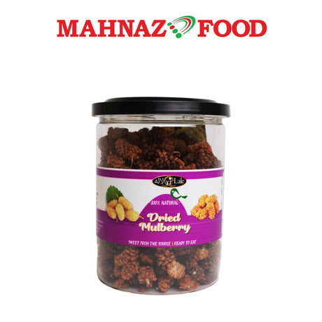 Mahnaz Food Lale Dried Mulberry Versatile Natural Dried Fruit Snack On-The-Go Food 210G
