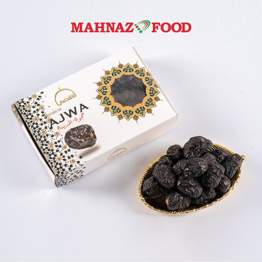Makanan Mahnaz - Kurma/Kurma Al Aqsa Ajwa Jumbo 200G/400G/1Kg