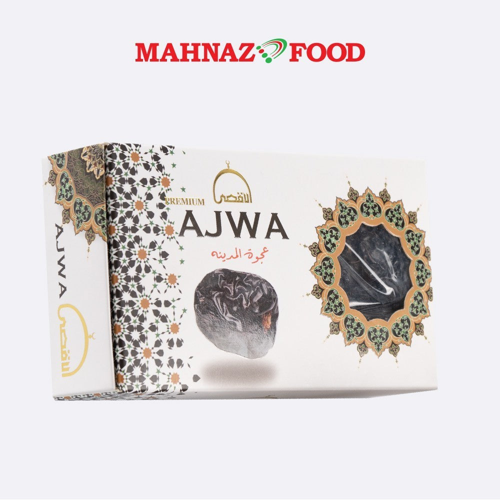 Makanan Mahnaz - Kurma/Kurma Al Aqsa Ajwa Jumbo 200G/400G/1Kg
