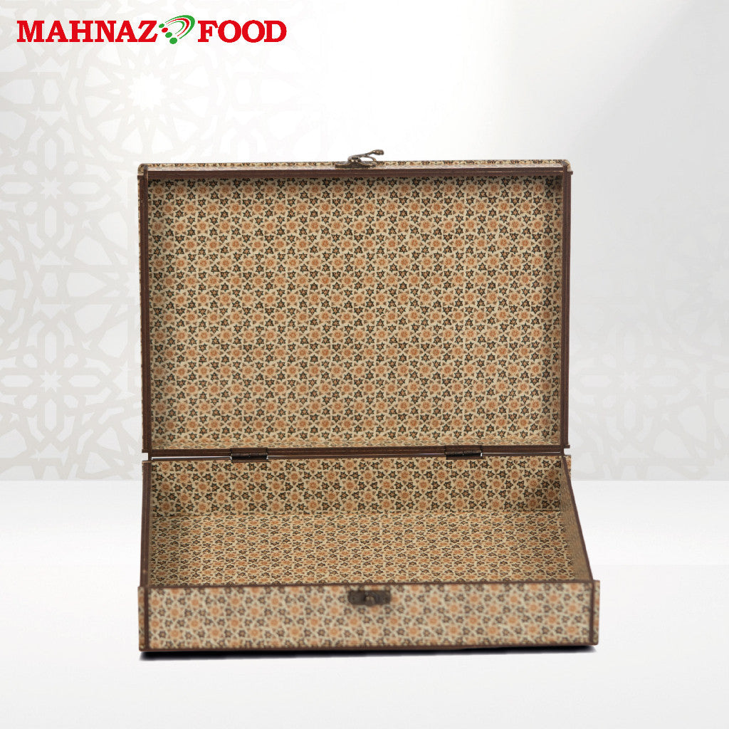 Mahnaz Food | Engraved Wooden Box B | Box Only