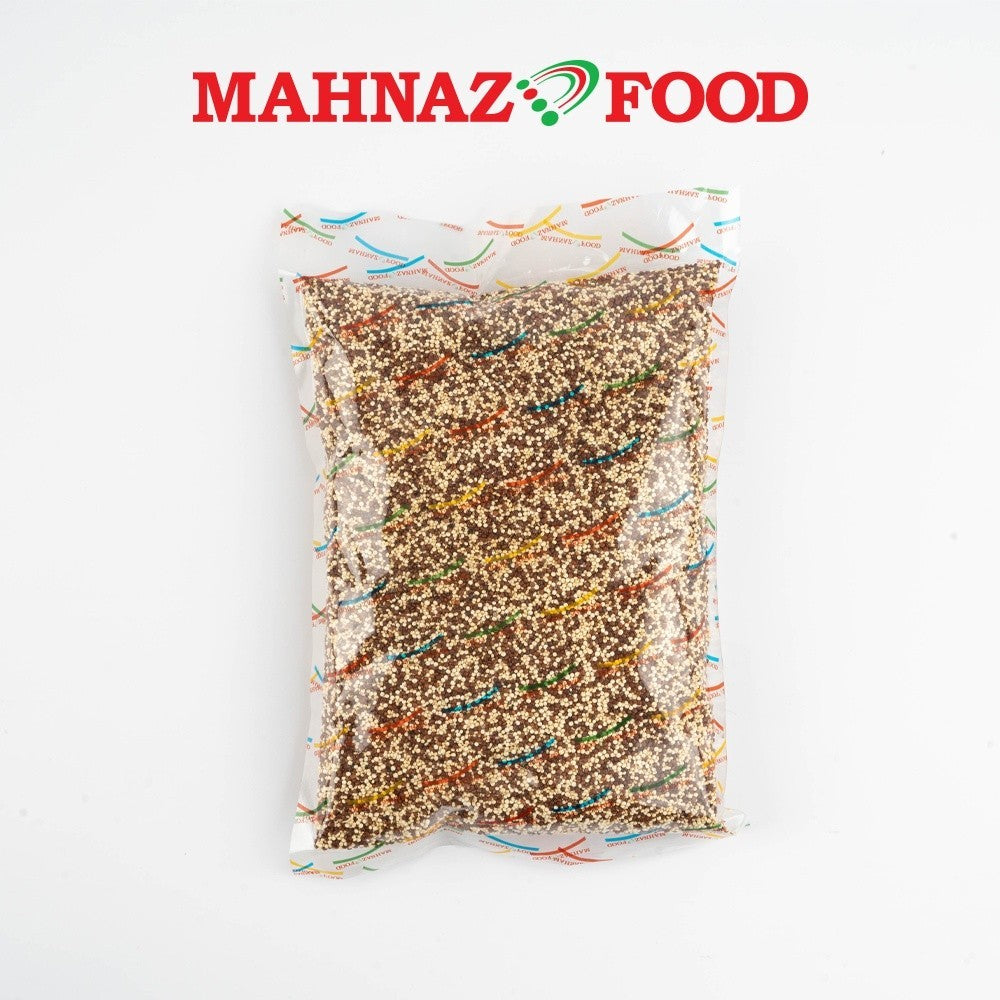 Makanan Mahnaz - Quinoa Tinggi Protein Hitam, Merah, Putih & Campuran (300G / 1Kg)