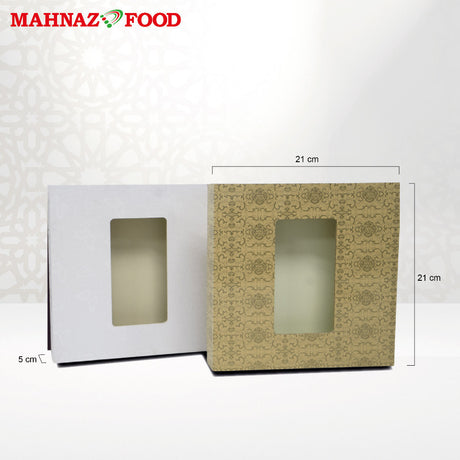 Mahnaz Food | Wooden Window Box C Medium Box | Box Only