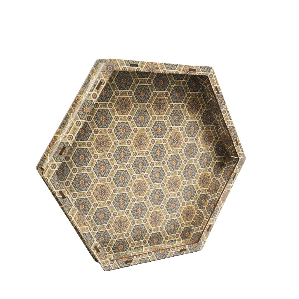 Mahnaz Food | Lale Cashmere  Hexagonal Large Box | Box Only