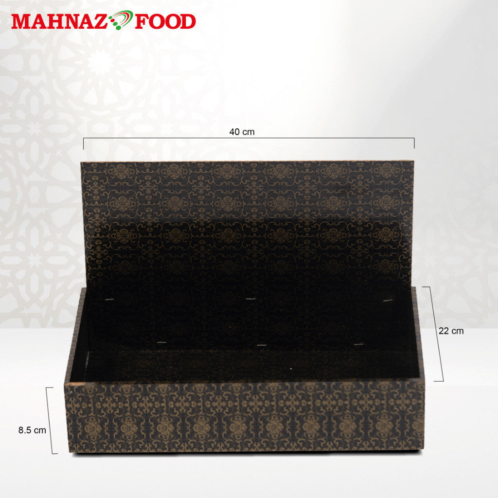 Mahnaz Food | Hd Medium Rectangular Open Long Back Box | Box Only