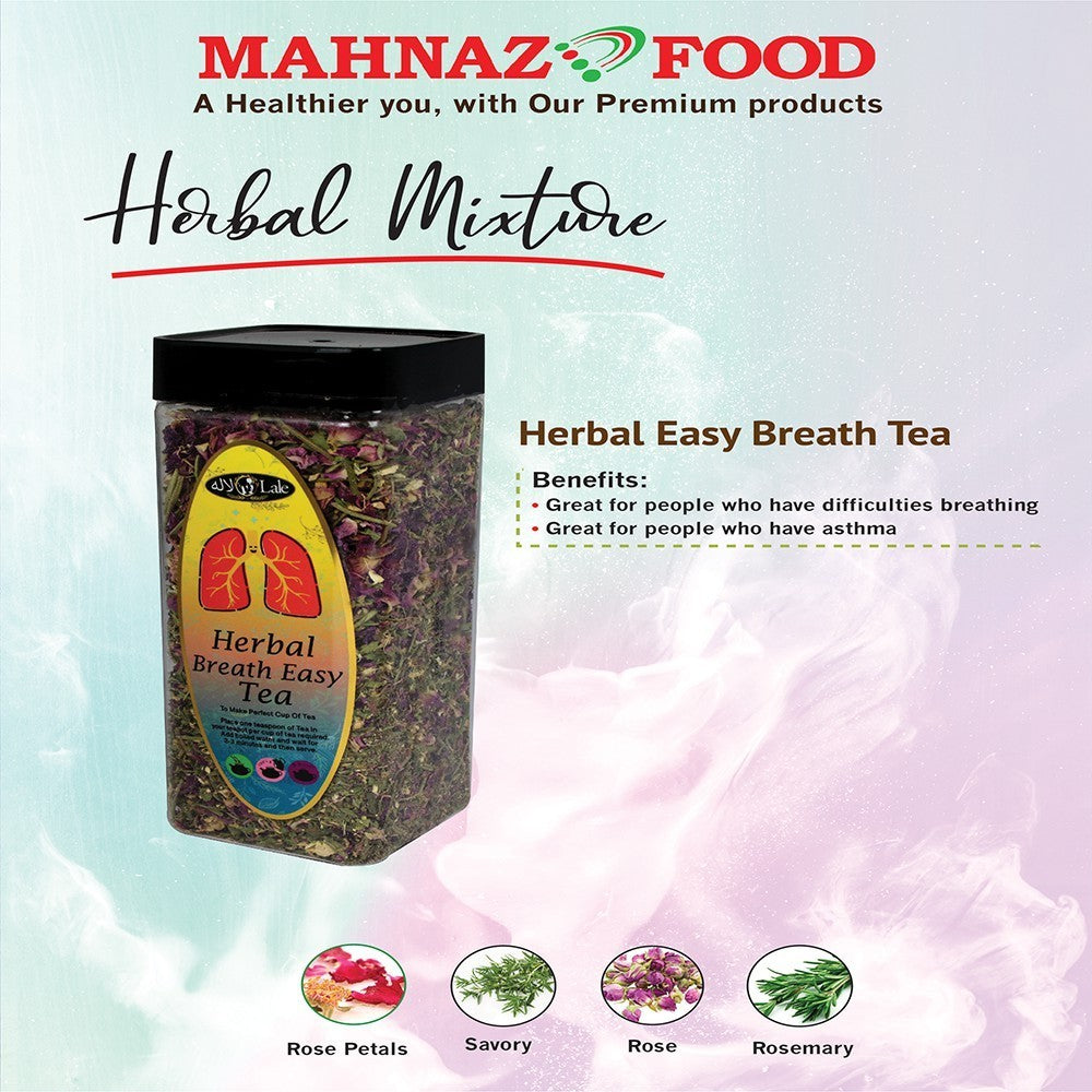 Mahnaz Food Lale Herbal Breath Easy Tea (80G)
