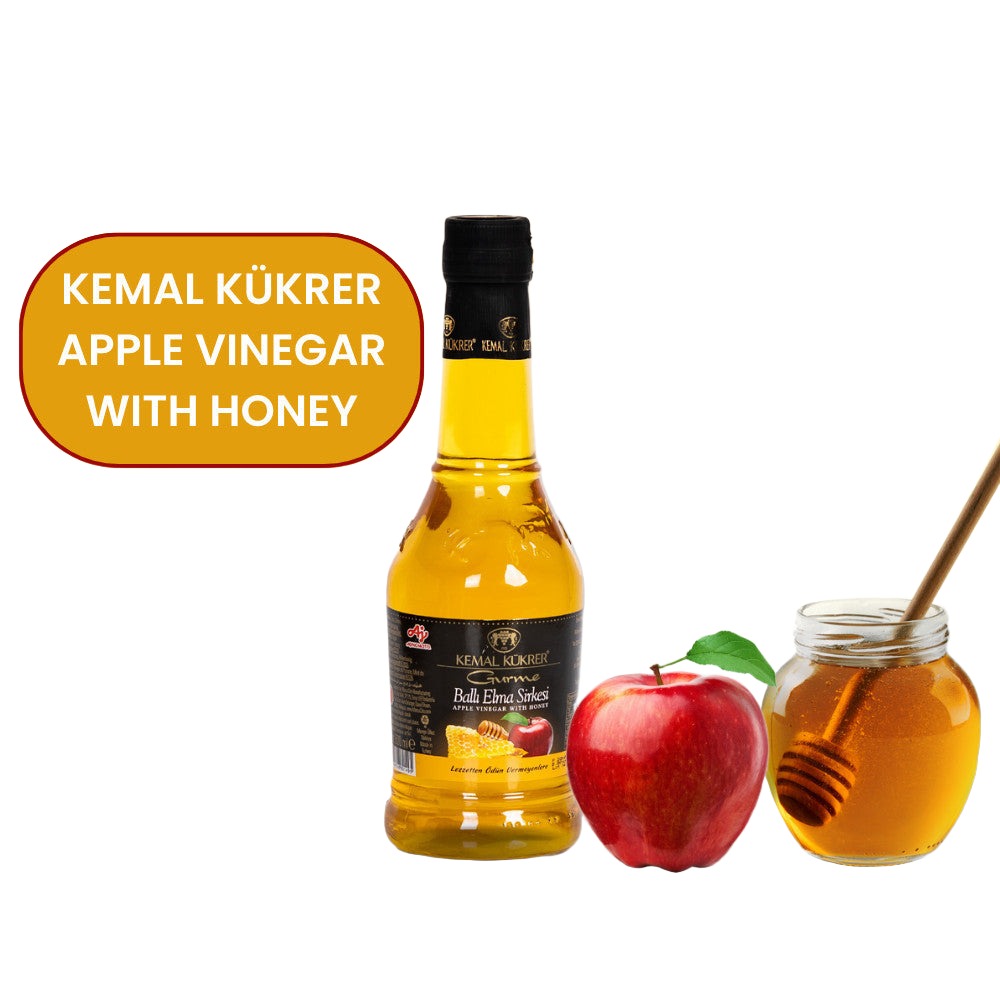 Mahnaz Food - Kemal Kukrer Apple Vinegar With Honey Cuka Epal Dengan Madu 500Ml