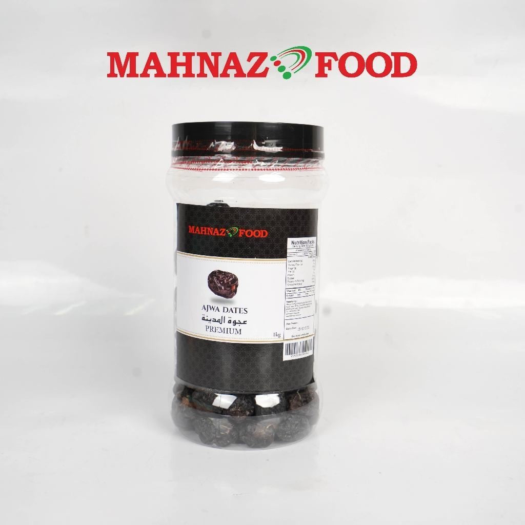 Makanan Mahnaz - Kurma Ajwa | Kurma Nabi ( 500G / 800G / 1Kg )