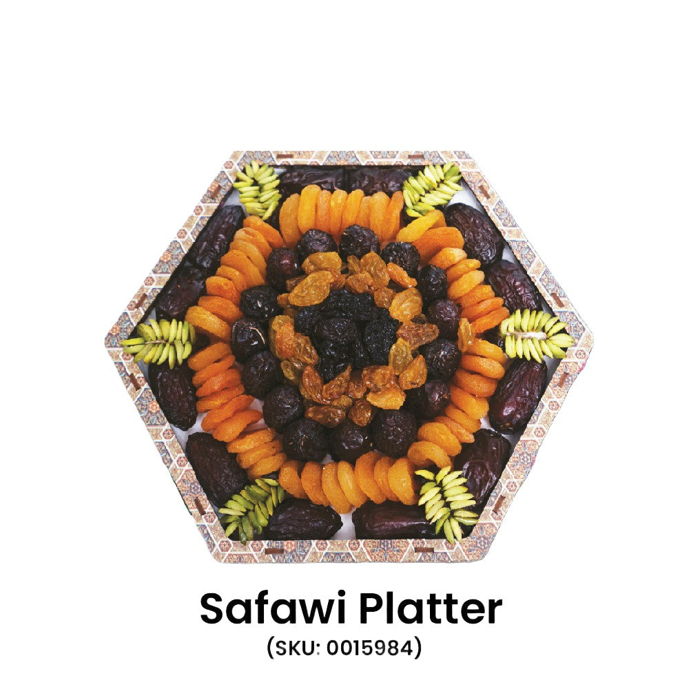 Mahnaz Food - Kurma / Dates Safawi Platter | Gift Box Set | Hamper Set